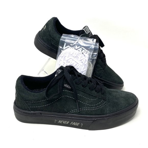 💖MEGA SALE💖VANS Bmx Old Skool Cuff Black Green Suede   Women’s  VN0A5JIPN42 - Picture 7 of 11